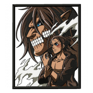 Eren and Titan Boxed Embroidery File