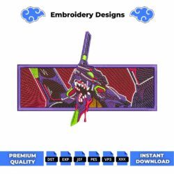 Neon Genesis Evangelion Embroidery Design