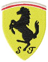 Logo Ferrari S F Embroidery